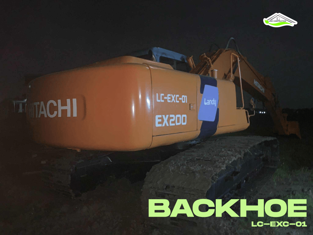 Lisay Construction Acquires Backhoe for Ongoing Flood Control&nbsp;Project